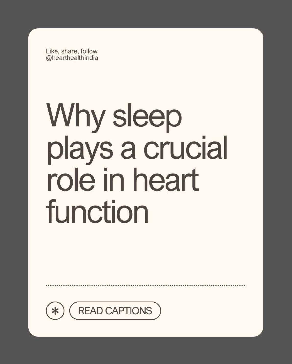 Why sleep plays a crucial role in heart function
