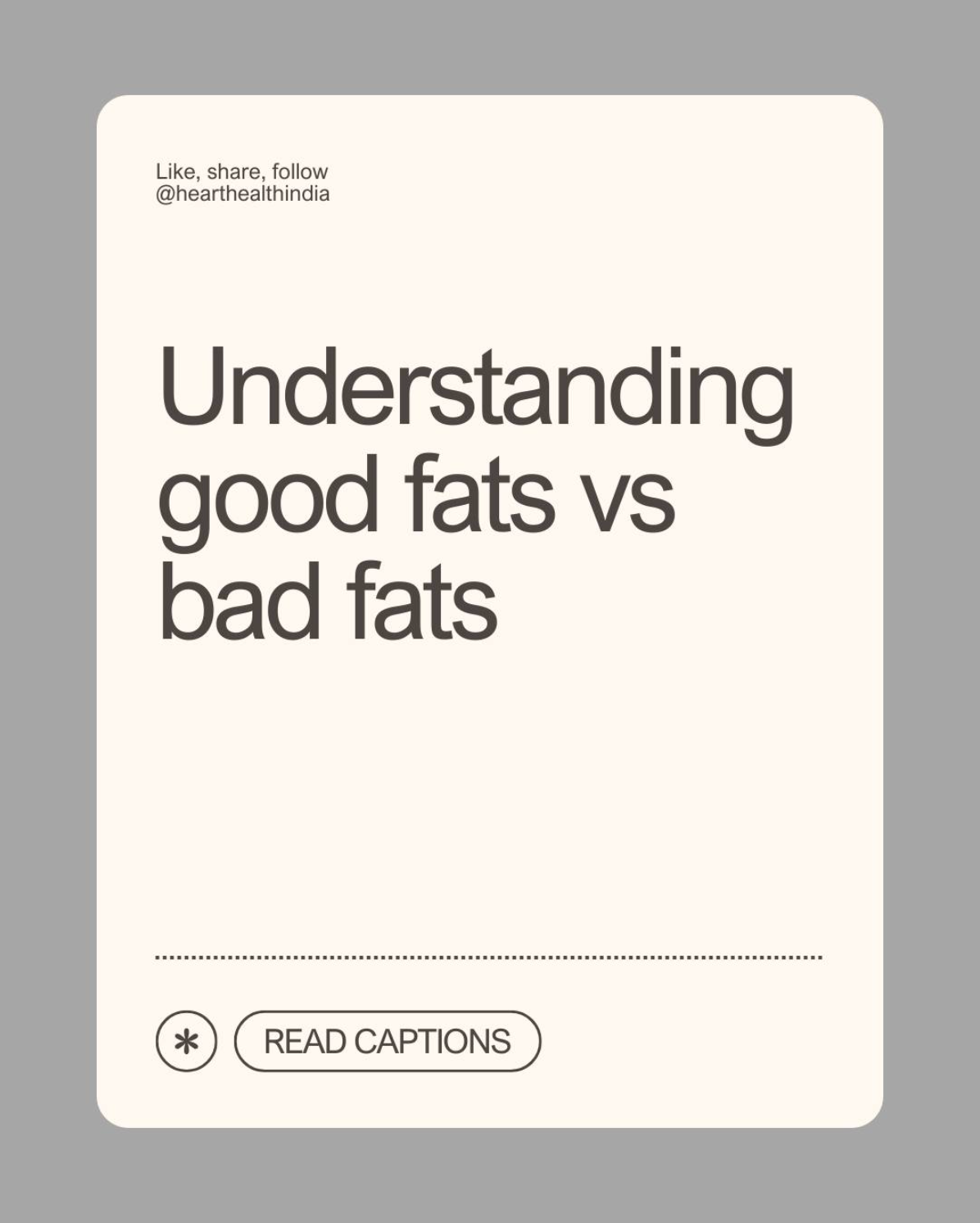 Understanding good fats vs bad fats