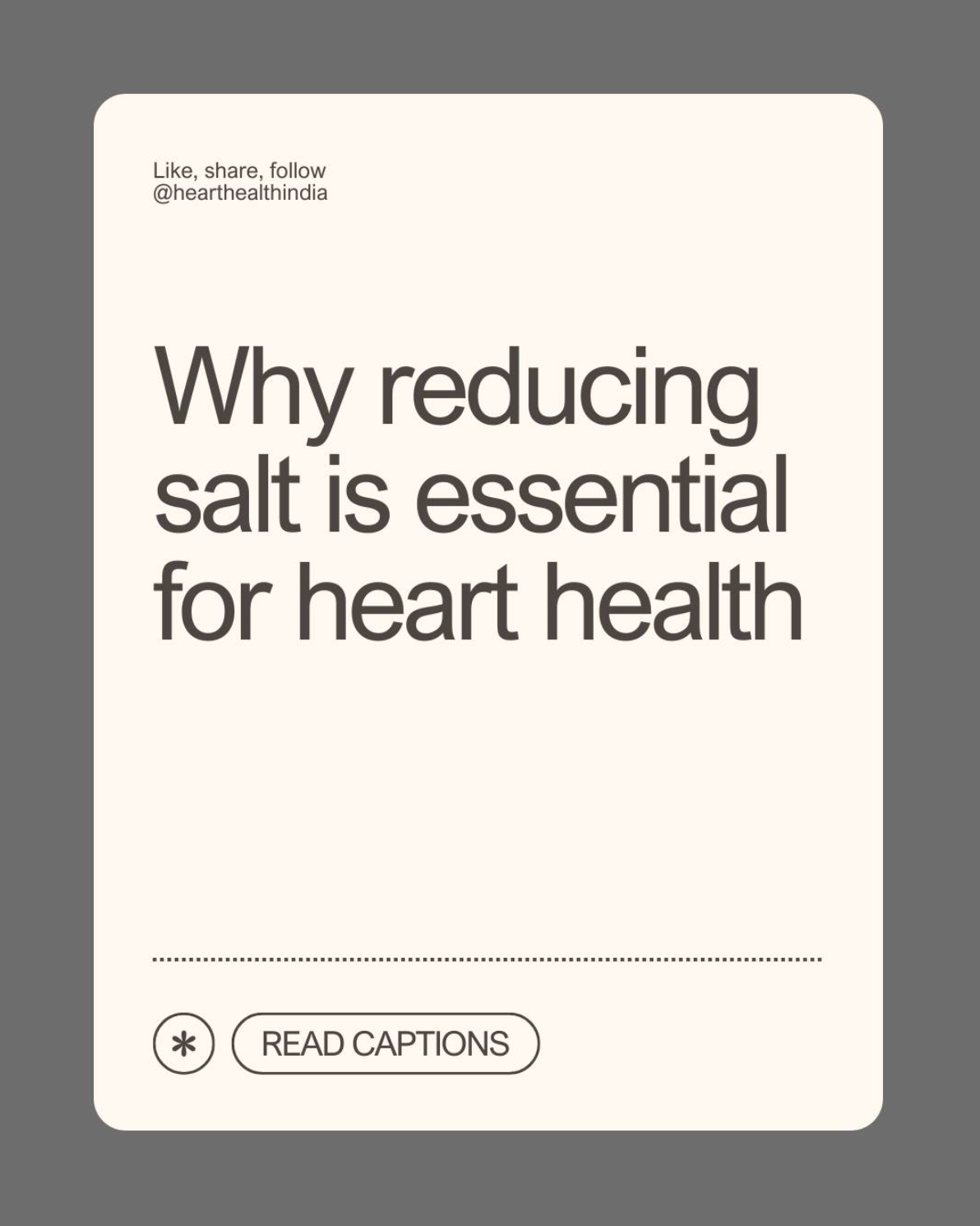 Why reducing salt is essential for heart health