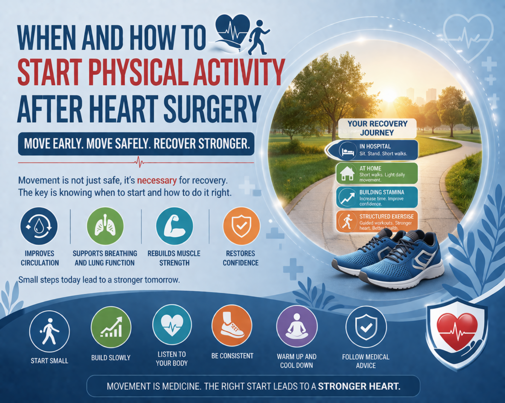 When and How to Start Physical Activity After Heart Surgery