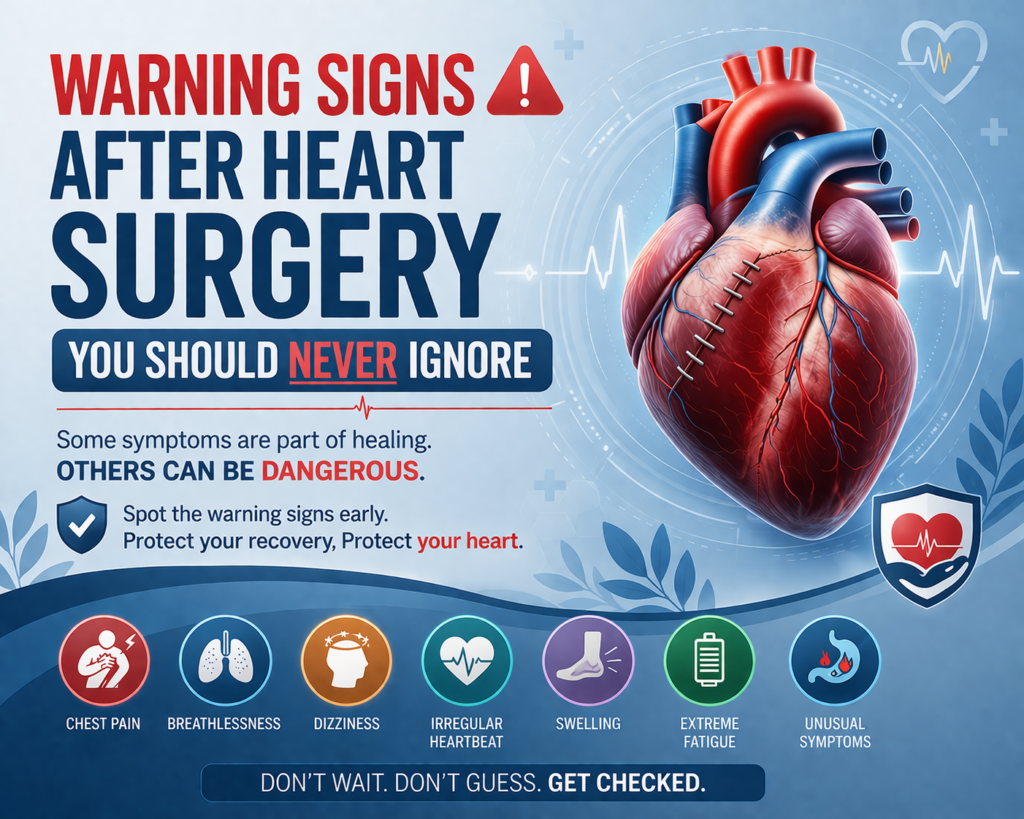 Warning Signs After Heart Surgery You Should Never Ignore