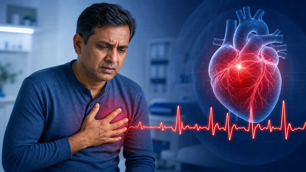 Atrial fibrillation and palpitations irregular heartbeat