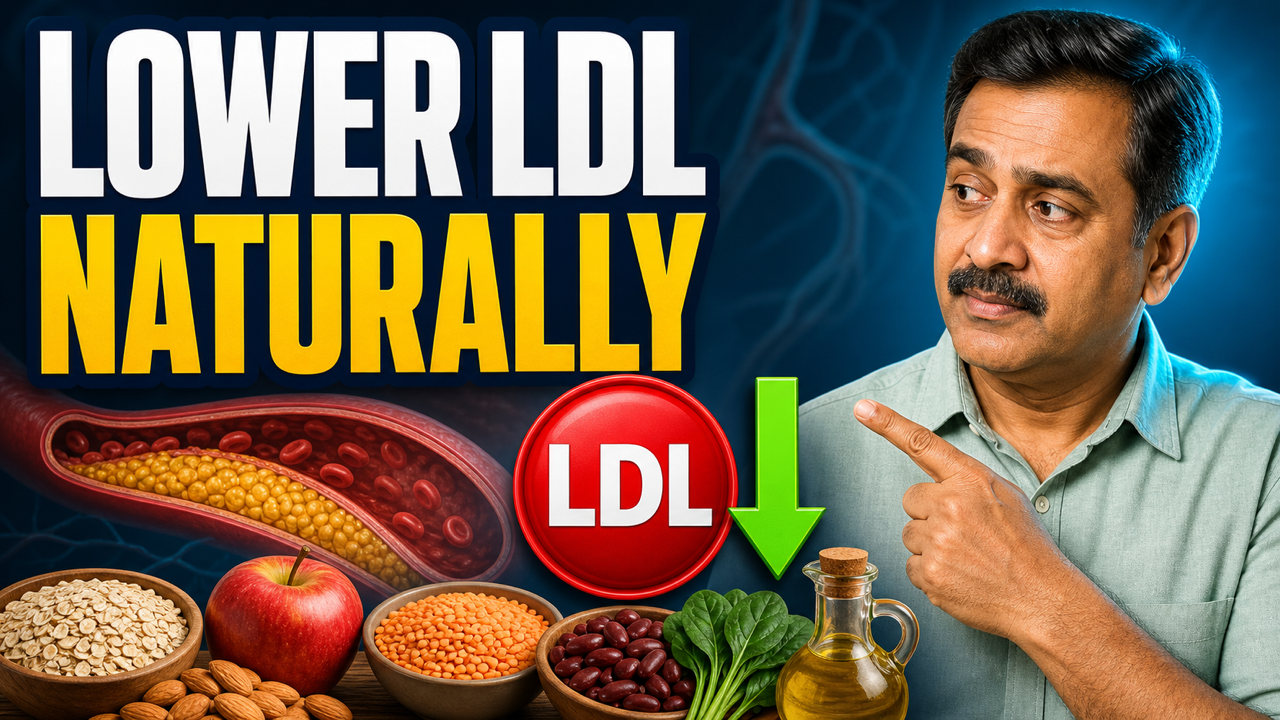 Lower LDL cholesterol naturally with heart-healthy foods and lifestyle changes